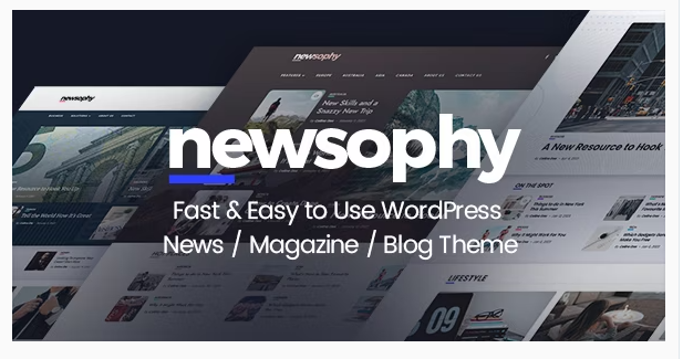 Newsophy - Fast and Easy to Use WordPress News and Blog Theme