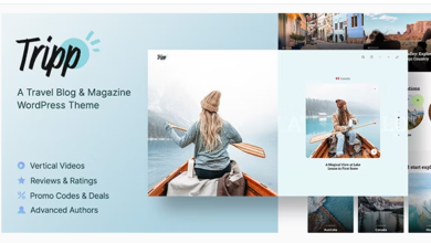 Tripp - Travel Blog & Magazine WordPress Theme