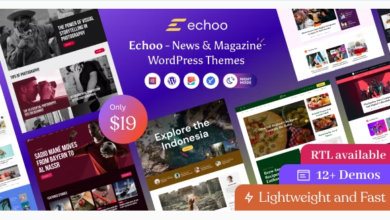 Echoo - News Magazine WordPress Theme + RTL