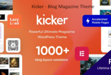 Kicker Blog Magazine Theme