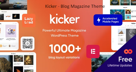 Kicker Blog Magazine Theme