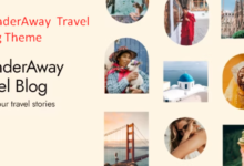 WanderAway Travel Blog Theme